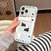Cute Bear Cartoon Phone Case IPhone 15 Pro Max 16 17 - IMD Back Cover Shockproof Scratch Resistant