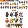 Naruto Ninja Building Blocks Toy Abs Plastic Small Granule Type 1-38 Pieces