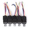 12V 5Pin 40A Waterproof Car Relay With Socket Automotive Electrical Control Relay Battery Switches5