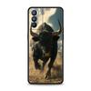 Bull Animal Phone Case For Oppo Reno13 Reno12 Reno11 F Reno10 Pro A54 5G Find X5 A53 A52 A9 A17 A57 A78 4G A79 A80 A98 Cover