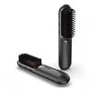 Portable Cordless Hair Straightener Brush Electric Hot Comb Ionic Hair Beard Straightener for Men and Women