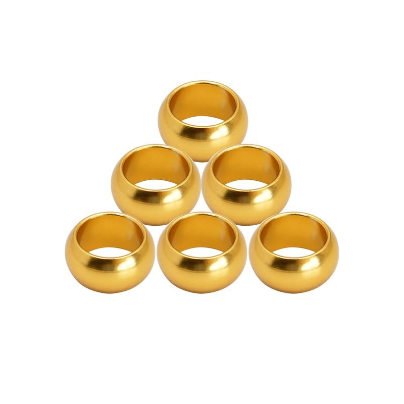 5 Stück Aluminium Vogel Fußring Innendurchmesser 8mm/10mm Tauben Papagei Vogel Outdoor Flugtraining Identifikation Rennbedarf