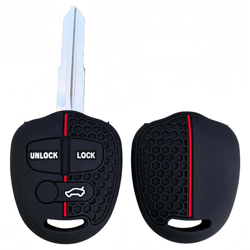 Silicone Shell Fob Car Key Case Cover For Mitsubishi Asx Mirage Montero Shogun L200 Colt Outlander Pajero Lancer Ex Accessories