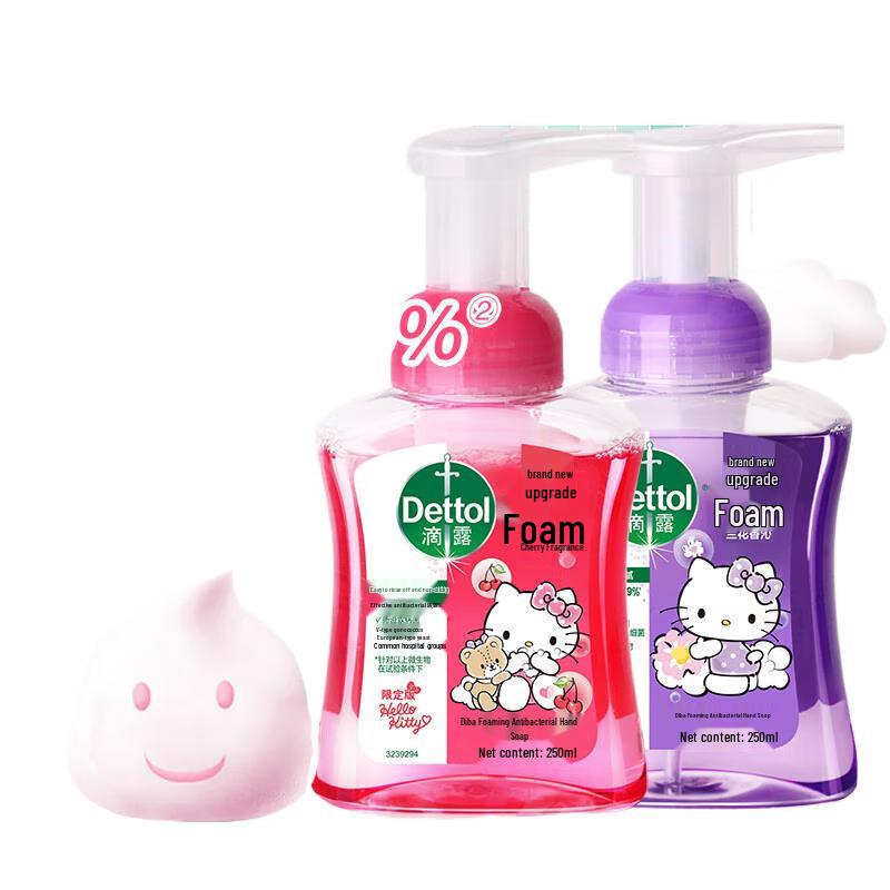 

Dettol Hello Kitty Антибактериальное пенное мыло для рук (Вишня+Орхидея)