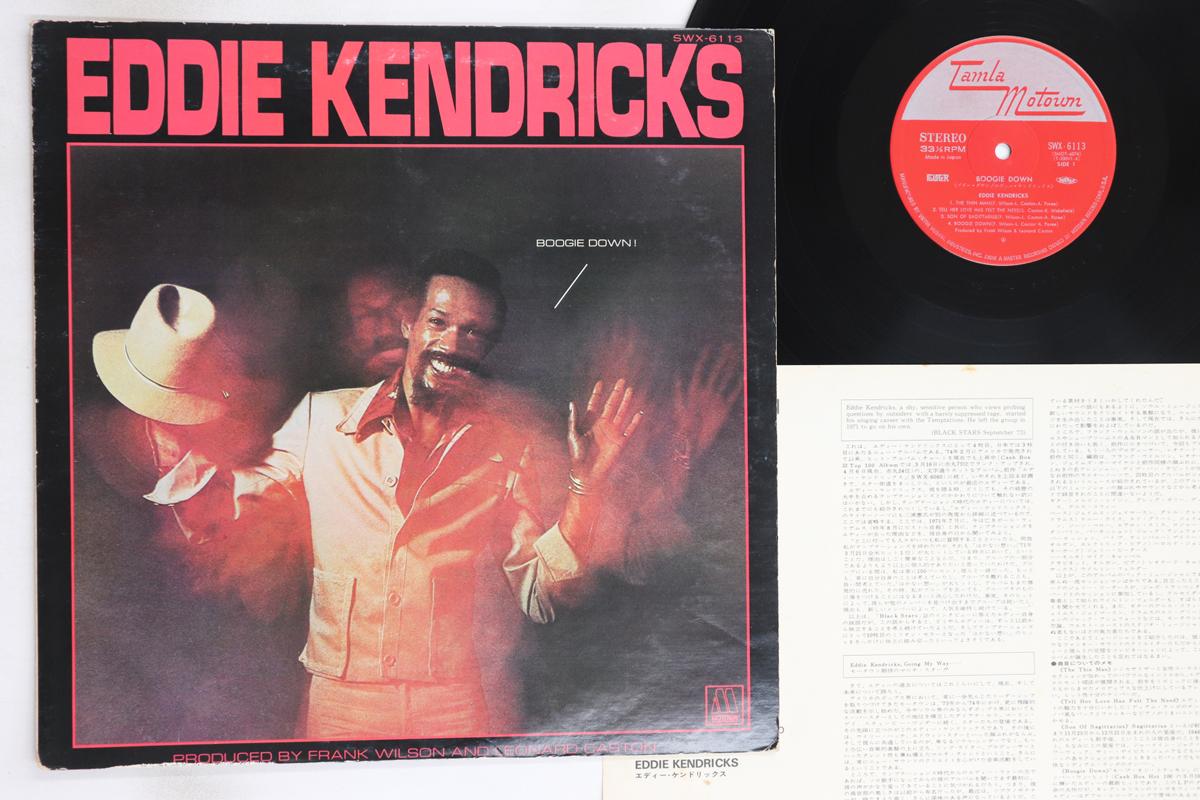 

LP Record EDDIE KENDRICKS - Boogie Down SWX6113 TAMLA MOTOWN 1974 Japan Soul/Funk Used