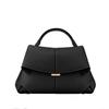 Retro Torba z Uśmiechem Francuska Bolingen Niszowa Skórzana Wysokiej Klasy Plisowana Torebka Cross-body