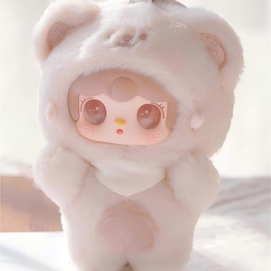 Yooki Bite the Bear Series  Original Plush Mascot Blind Box  6 Types + 1 Surprise + 1 Secret - Randomly Included  Approx. 10cm  Fluffy Material with