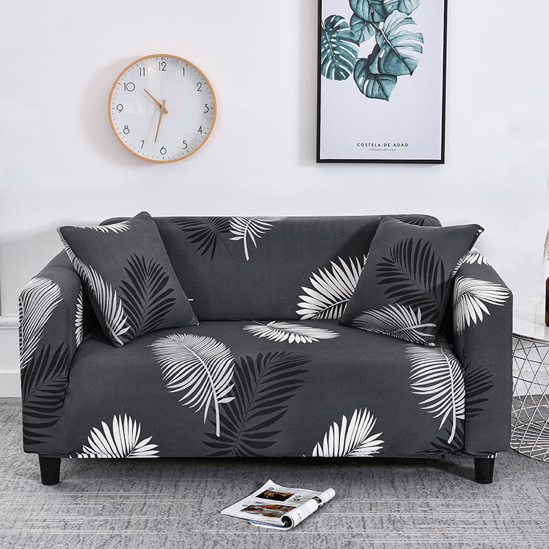 Floral Printing Sofa Cover for Living Room Slipcovers Sofa Cover Cotton Elastic Couch Cover Sofa Towel Chair Protector 1PC