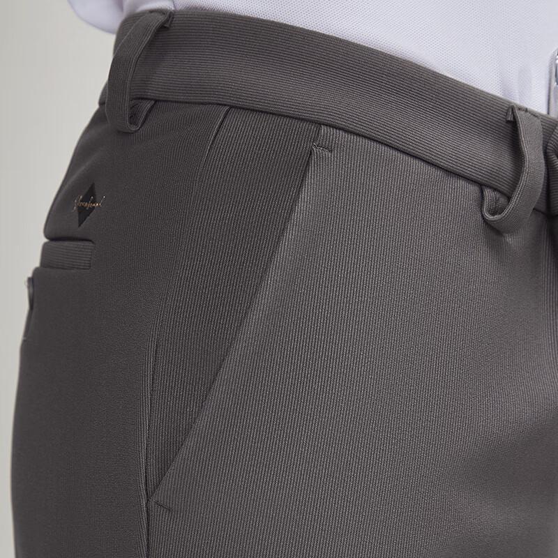 Septwolves Men's Corduroy Slim Straight Casual Trousers