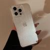 Transparent Fine Glitter iPhone 14 Pro Max Case - Suitable for iPhone 15, Soft Shell, Luxury Design