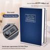 Three Kingdoms Lockable Metal Book Safe & Piggy Bank