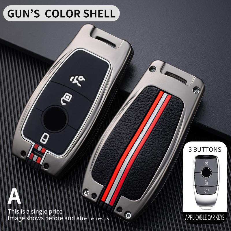 Car Key Case Cover Shell Fob for Mercedes Benz Cla250 Mercedes Benz GLS53 2019 GLS450 Maybach GLS600 2025 AMG C63S GLE 450 2020