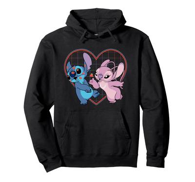 Disney Lilo & Stitch Angel Kiss T-shirt Hoodie