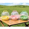 Transparent Travel Hamster Carrier Breathable Small Pet Carrying Box  Outdoor Use