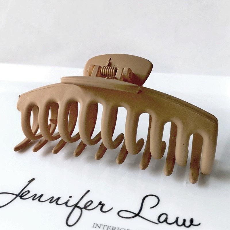 European & American Style Geometric Hair Claw Clip - Large Dragon Bone Design