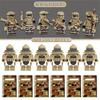 Military Special Forces Building Blocks Set – Armored Motorcycle & SWAT Mini Figures, Tactical Police Construction Toy