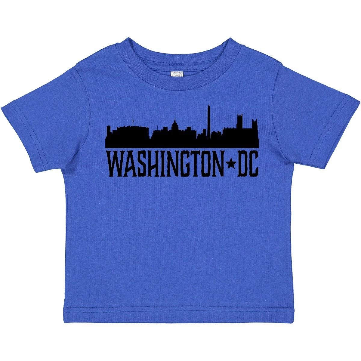 Inktastic Washington DC City Skyline Toddler T-Shirt Cities Clothing Souvenir 140