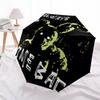 Printed Horror Game F-FNAF Freddy Folding Umbrella,Outdoor,Leisure,And Travel Umbrella,Durable Umbrella Fabric,Birthday And Holiday Gift