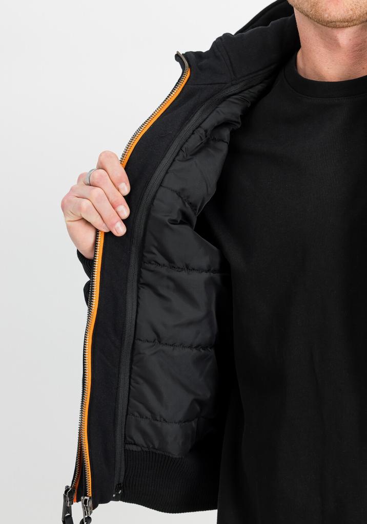 Зимняя куртка Alpha Industries MA-1 D-Tec SE (133104) black/lime