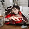1Pc Heaven Official's Blessing Anime Print Blanket Soft Comfortable Polyester Throw Blanket Allseason Warm Coverlet Bedroom Office Outdoor Gothic Fant