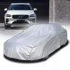 Universal SUV/Sedan Full Car Covers Outdoor Waterproof Sun Rain Snow Dust Resistant Protection UV Car silver Car Case Cover S-XL