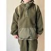 Winter Children Polar Fleece Sweatshirt Set Boys Girls Plus Velvet Thick Warm Suit Kids Casual Sports Outfits