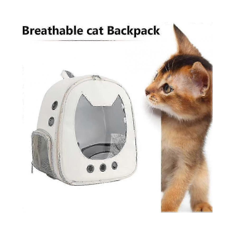 Transport Bag for Cats and Dogs, Clear Pet Outdoor Travel Backpack, Breathable Portable Carrier for Pets