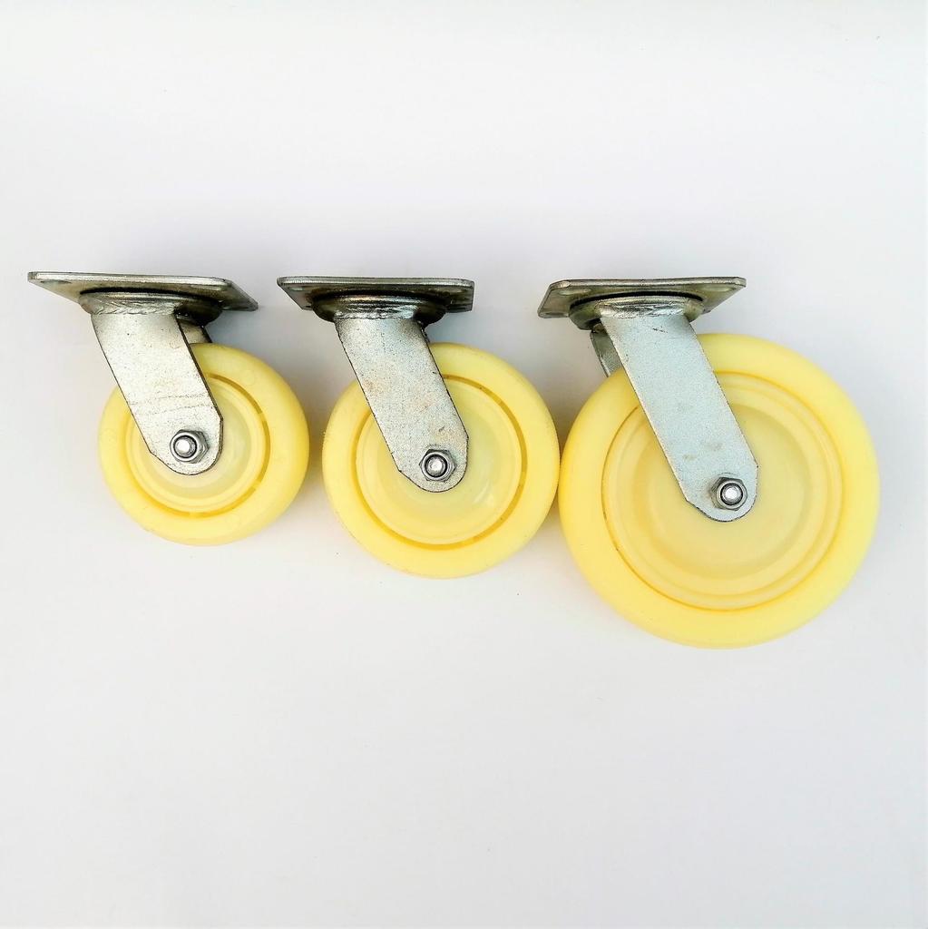 Heavy-Duty Nylon Swivel Caster Wheel with Anti-Winding Feature