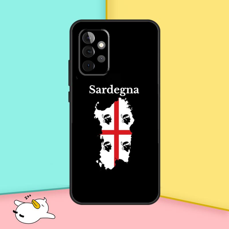 Flagge von Sardinien Hülle Für Samsung Galaxy A15 A55 A35 A52 A32 A12 A16 A26 A36 A56 A53 A33 A13 A14 A34 A54 A17
