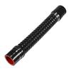 X AUTOHAUX 1pcs 32mm 1.26" ID 300mm 11.81" Length 0° Black Red Car Thread Silicone Hose Hose Universal