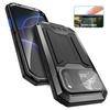 Invisible Stand Metal Tri-Proof Phone Case for iPhone 17/16Pro, Sliding Window Drop-Proof Protective Cover.