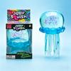 Fuzz Ball Jellyfish Squishy  Stress Relief Squeeze Toy Party Prop Gift Wholesal