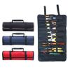 Large Capacity Roll-up Tool Bag for Electricians - Thickened Canvas Pouch for Home Appliance Repair