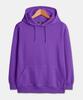 [Non-Fleece Or Fleece-Lined] Basic Standard Fit Plain Hoodie Purple