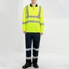 Reflektierende Arbeitskleidung für Herren mit schnell trocknendem Revers für den Außenbereich, Bauwesen, Umweltsicherheit, Bauarbeiten