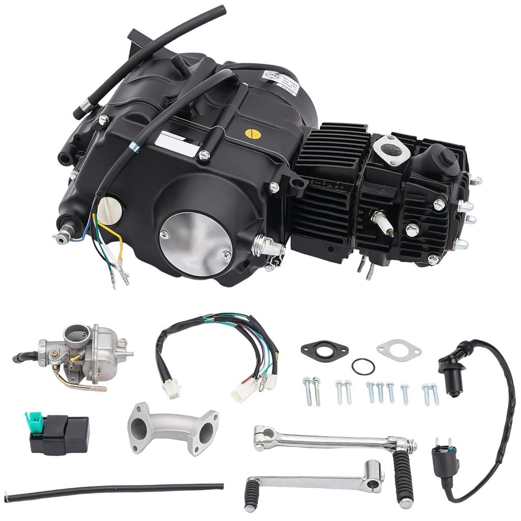 110CC Engine Motor Kit with Kick Start and Carburetor & 4 Speed w/ CDI System for Honda CRF50 CRF70 XR50 XR70 Z50 Pit Dirt Bike