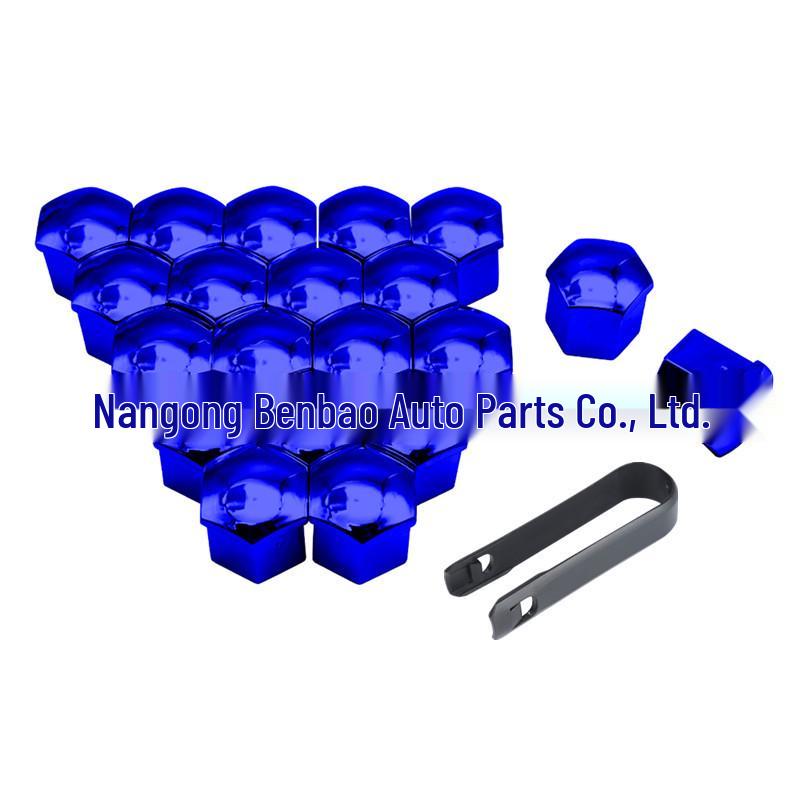 Universal Car Wheel Nut Protection Covers - 17mm, 19mm, 21mm