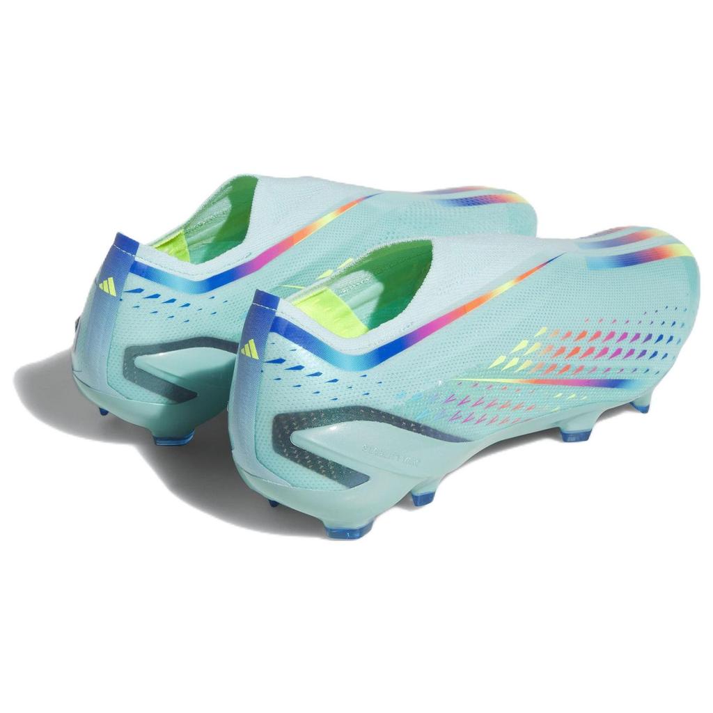 Adidas X Speedportal+ FG Al Rihla Pack - Clear Aqua Unisex Sneaker Blau Solarrot Power-Blau GW8408