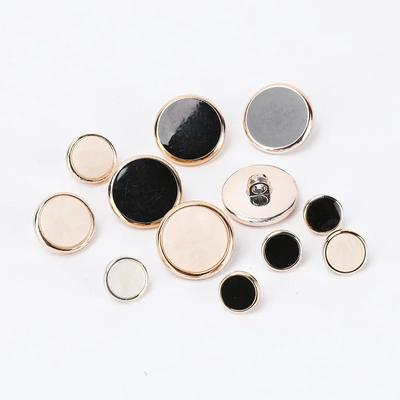 10 adet Güzel Altın Renkli Düğmeler 11/15/21mm Yüksek Kaliteli Plastik Sap Düğmeleri Giysi Dikiş Aksesuarları