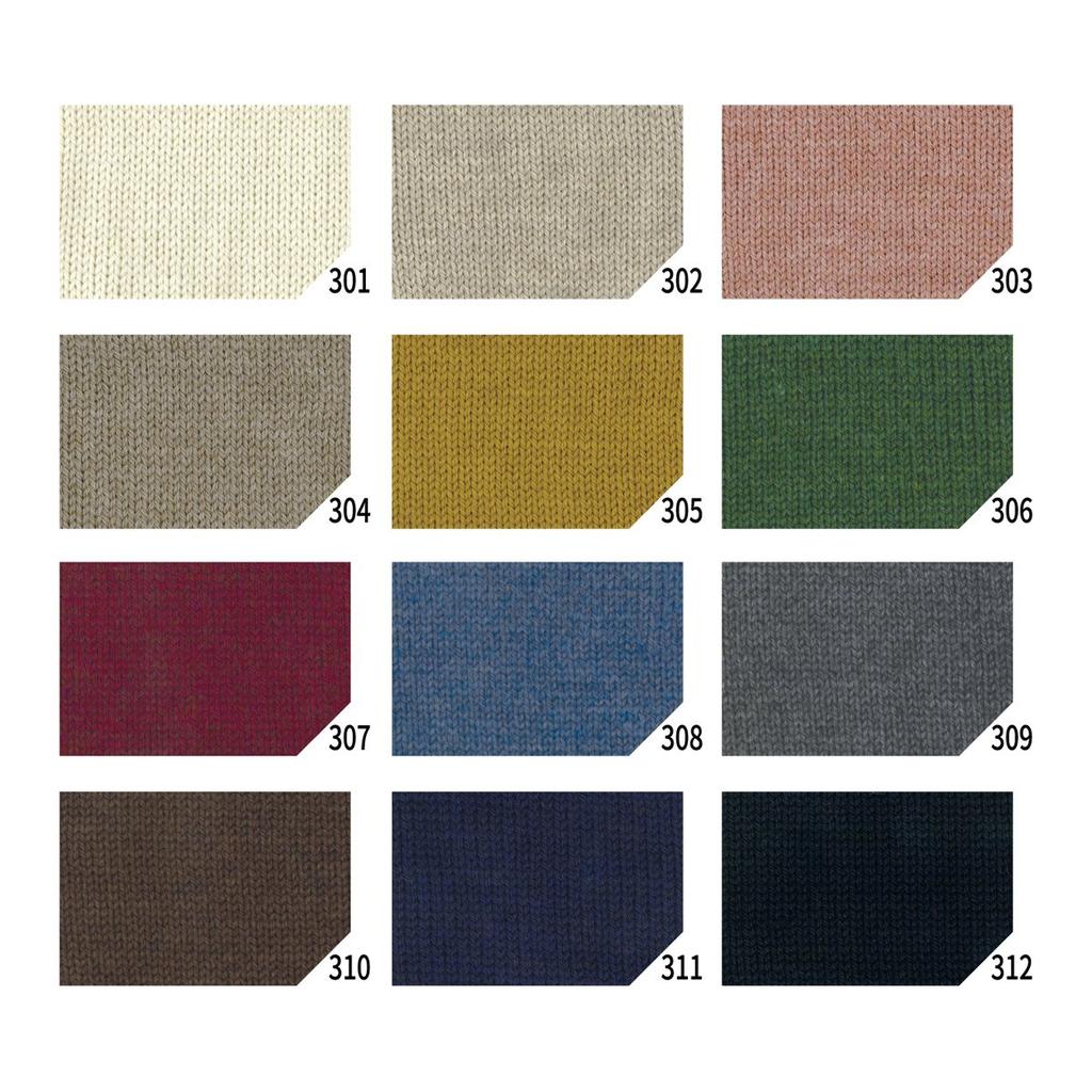 Olympus Treehouse Ground Extra Set of 5 Balls Yarn, Thick, Col. 311, Blue, 40g, Approx. 71m,