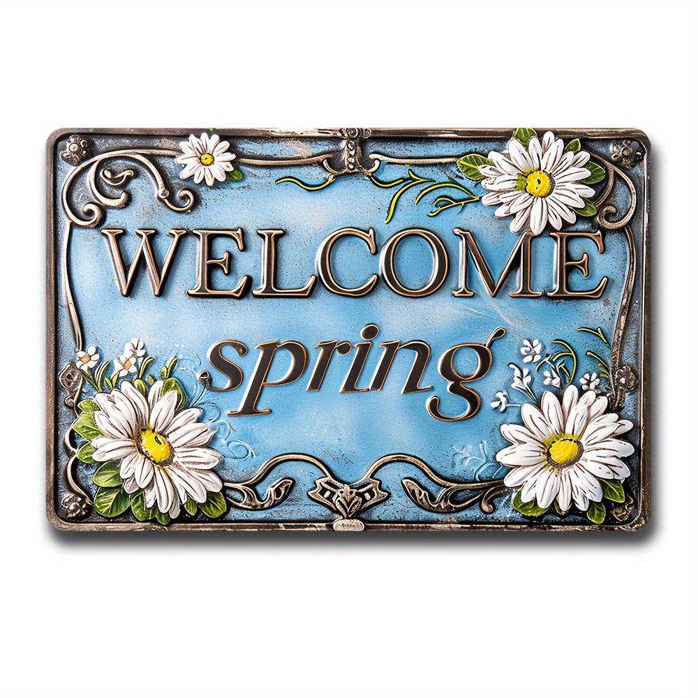 FJ Vintage Metal Tin Signs 2D Flat Printing  Posters  Room Wall Home Farmhouse Decor Room Decoration