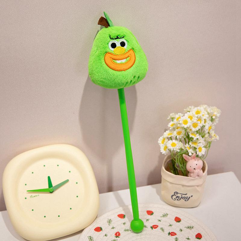 Big Mouth Animal Plush Toy Stick Cute Practical Girl Pendant Hammer Stick Doll