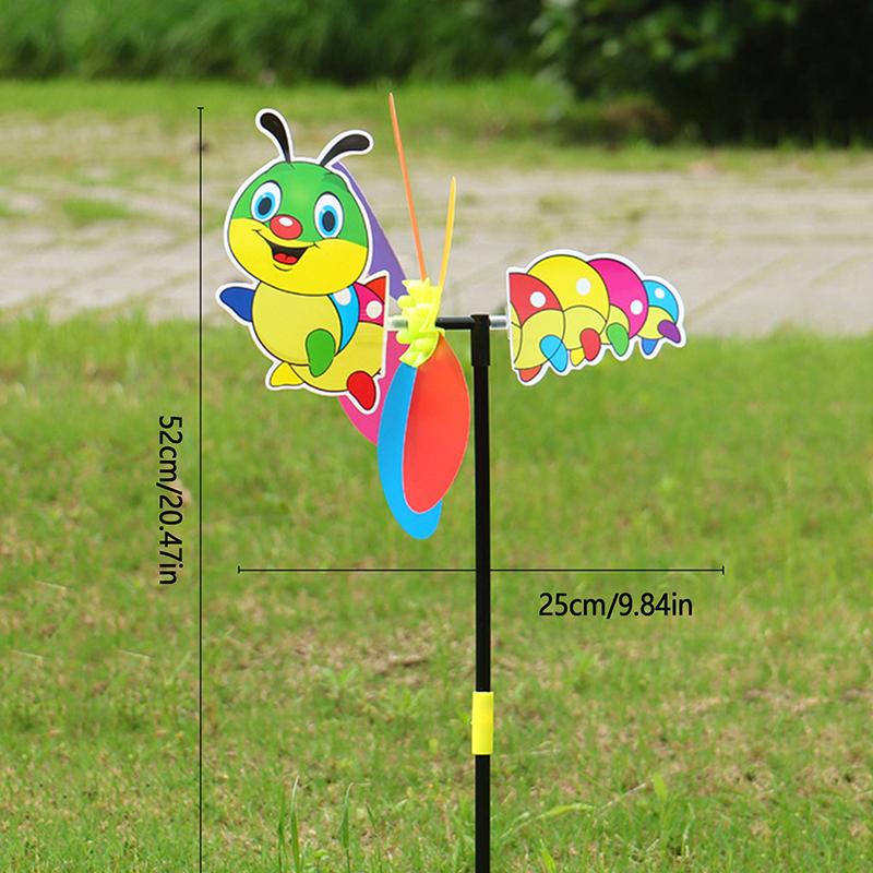 Zwierzę Pszczoła Sześć Kolorów Trójwymiarowy Wiatraczek Kreskówkowy Zabawki dla Dzieci Dekoracja Domu Ogrodu Spinner do Wiatru Kręciołek Dekoracja Podwórka