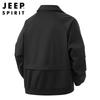 JEEP SPIRIT Men's Autumn/Winter American Retro Lapel Workwear Jacket
