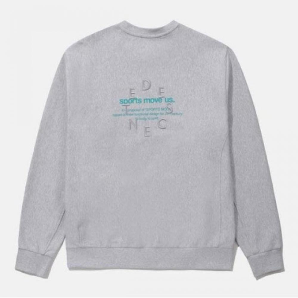 

Descente Long Sleeve Tee Cqk Sq123uht21 Mgry Back Graphic Heavy 100