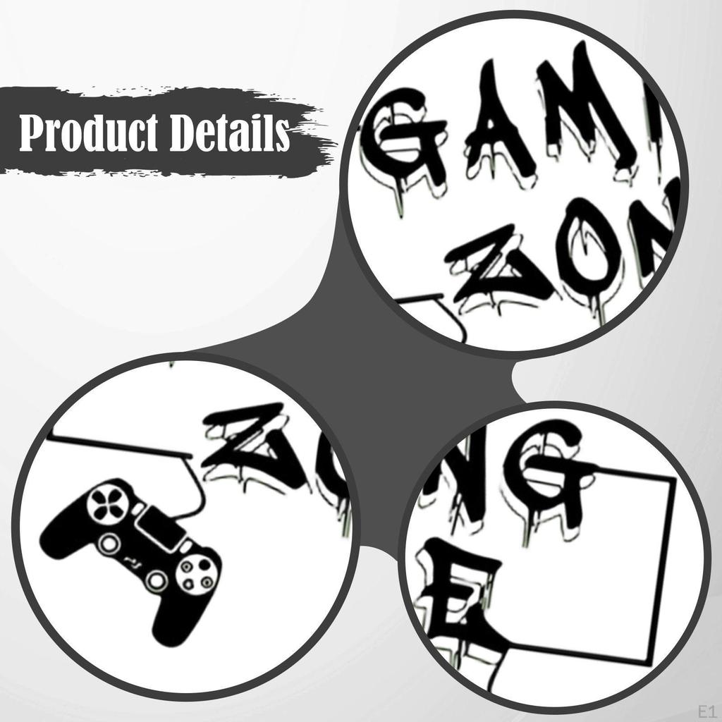 Game Controller Wall Sticker Decal, Luminous Home Decoration Unique DIY PVC Wallpaper Art Decor
