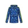 Camouflage Hoodie Sports Jacket for Men, Academy Blue