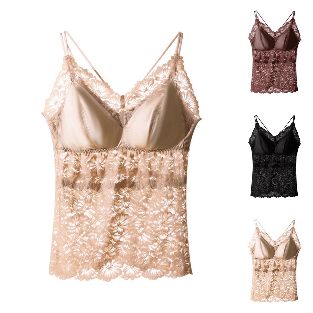 Women's Summer Lace Latex Suspenders Comfortable Back-Beautiful Bottoming Underwear