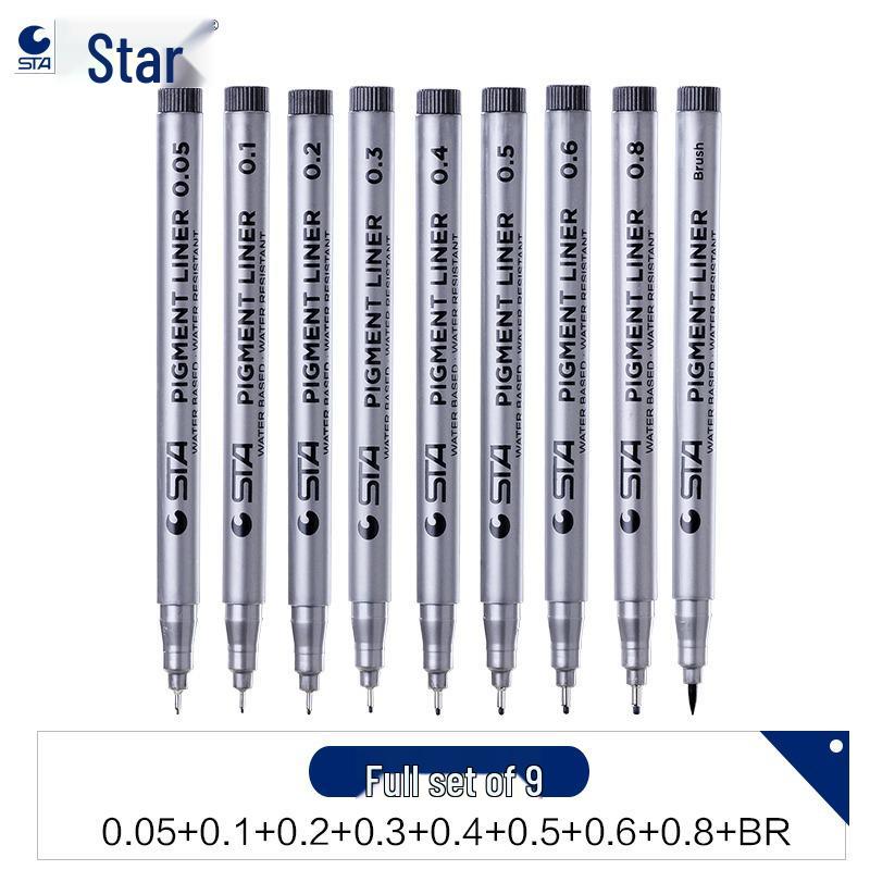 

STA 8050 Водонепроницаемая ручка-линер для рисования и дизайна манги