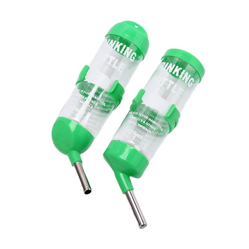 125ml plastová láhev na vodu pro křečky, závěsná láhev na pití pro domácí mazlíčky